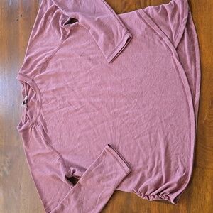 Danskin Mauve Long Sleeve Shirt Size XL